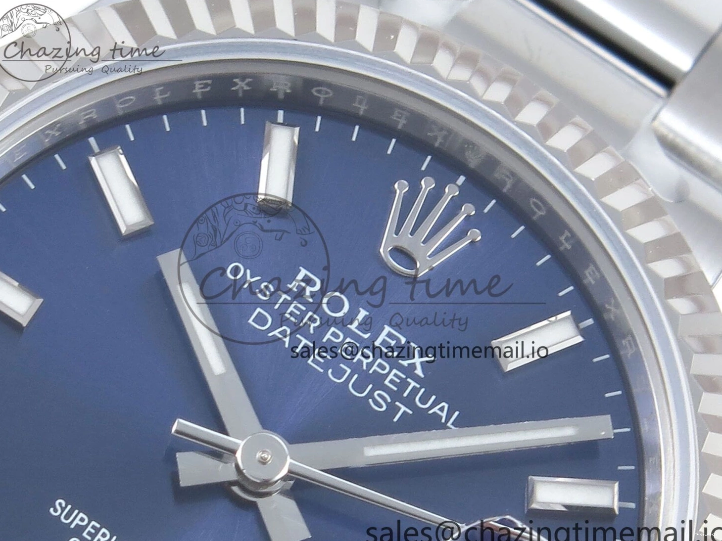 Marker 278274 Dial Stick Blue ARF Oyster 2688 DateJust Edition 904L Best ETA 31 on Steel 1:1 Bracelet SS 0309